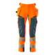 Mascot Hose ULTIMATE STRETCH 90C47 hi-vis orange/dunkelpetroleum