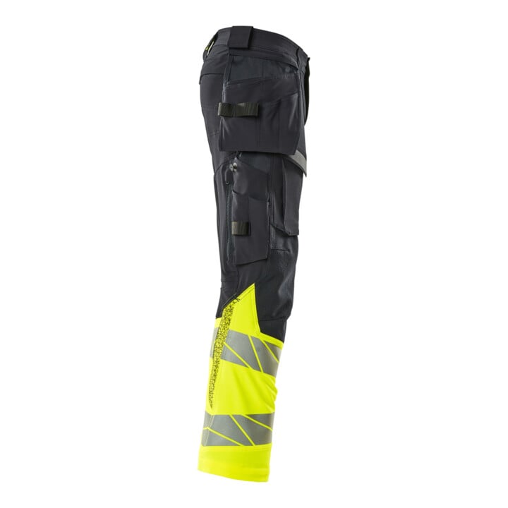 Mascot Hose ULTIMATE STRETCH 90C47 schwarzblau/hi-vis gelb