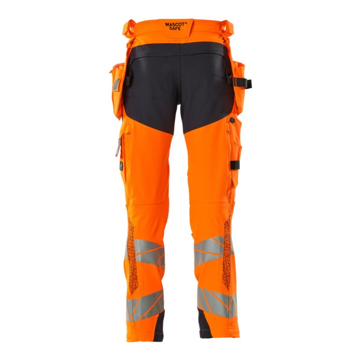 Mascot Hose ULTIMATE STRETCH 90C48 hi-vis orange/schwarzblau