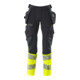 Mascot Hose ULTIMATE STRETCH 90C48 schwarzblau/hi-vis gelb