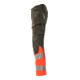 Mascot Hose ULTIMATE STRETCH 90C50 dunkelanthrazit/hi-vis rot