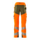 Mascot Hose ULTIMATE STRETCH 90C50 hi-vis orange/moosgrün