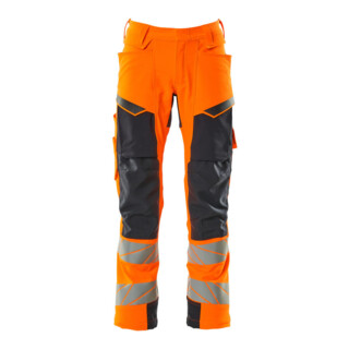 Mascot Hose ULTIMATE STRETCH 90C52 hi-vis orange schwarzblau