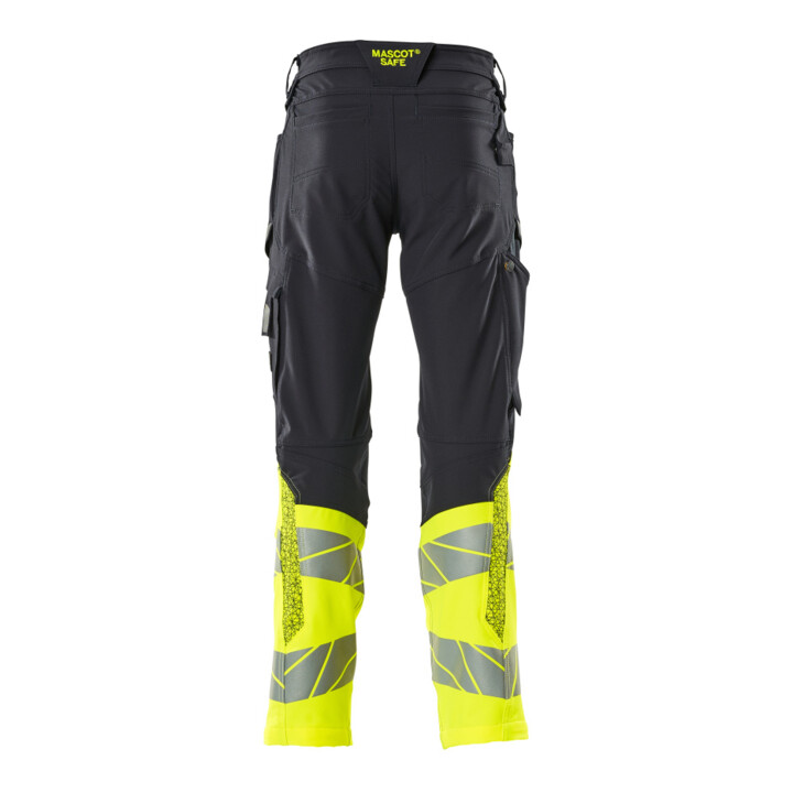 Mascot Hose ULTIMATE STRETCH 90C52 schwarzblau/hi-vis gelb
