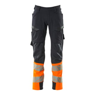 Mascot Hose ULTIMATE STRETCH 90C52 schwarzblau/hi-vis orange