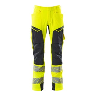 Mascot Hose ULTIMATE STRETCH 90C54 hi-vis gelb/schwarzblau