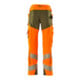 Mascot Hose ULTIMATE STRETCH 90C58 hi-vis orange/moosgrün