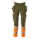 Mascot Hose ULTIMATE STRETCH 90C58 moosgrün/orange