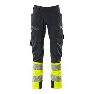 Mascot Hose ULTIMATE STRETCH 90C58 schwarzblau hi-vis gelb