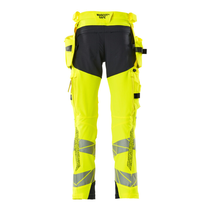 Mascot Hose ULTIMATE STRETCH 90C60 hi-vis gelb schwarzblau