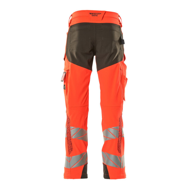 Mascot Hose ULTIMATE STRETCH 90C60 hi-vis rot/dunkelanthrazit