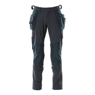Mascot Hose ULTIMATE STRETCH Hängetaschen Größe 76C52 schwarzblau