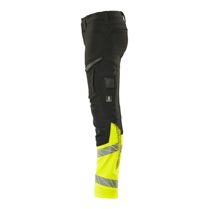 Mascot Hose ULTIMATE STRETCH Kinder Größe 140 schwarz/hi-vis gelb