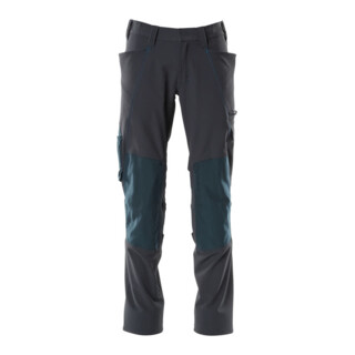 Mascot Hose ULTIMATE STRETCH Knietaschen schwarzblau Größe 82C45