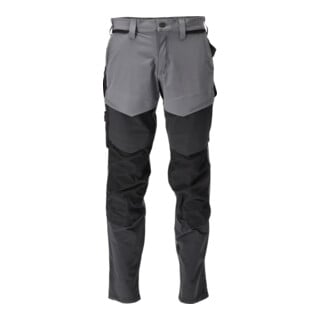 Mascot Hose ULTIMATE STRETCH mit Knietaschen anthrazitgrau schwarz