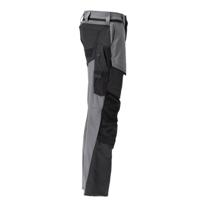 Mascot Hose ULTIMATE STRETCH mit Knietaschen anthrazitgrau schwarz