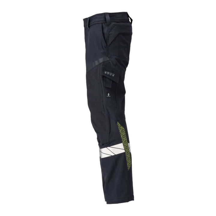 Mascot Hose ULTIMATE STRETCH Multisafe 76C50 schwarzblau/hi-vis gelb