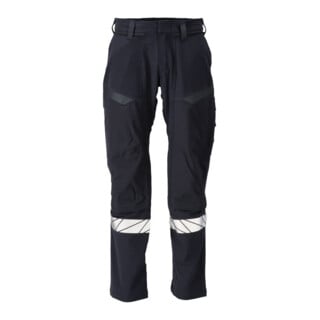 Mascot Hose ULTIMATE STRETCH Multisafe schwarzblau/hi-vis gelb Größe 90C62