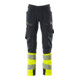 MASCOT Hose ULTIMATE STRETCH Schenkeltaschen Gr. 82C64 schwarzblau/hi-vis gelb