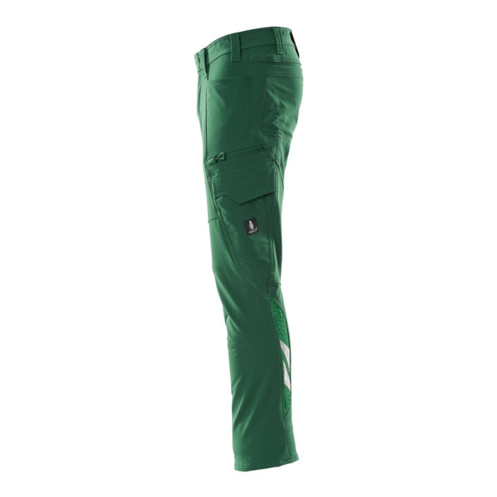 Mascot Hose ULTIMATE STRETCH Schenkeltaschen Größe 82C60 grün