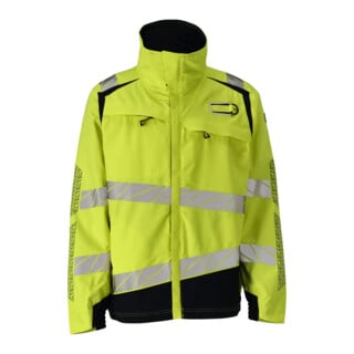 Mascot Jacke Multisafe Stretch-Einsätze Gr. M hi-vis gelb/schwarzblau