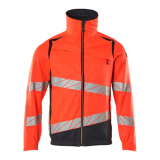 Mascot Jacke Stretch-Einsätze Arbeitsjacke Gr. L Hi-vis rot/schwarzblau