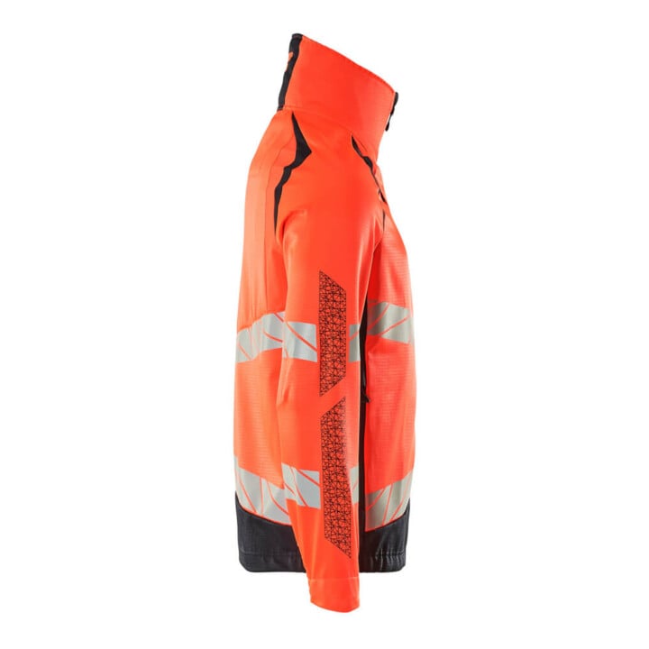 Mascot Jacke Stretch-Einsätze Arbeitsjacke Gr. L Hi-vis rot/schwarzblau