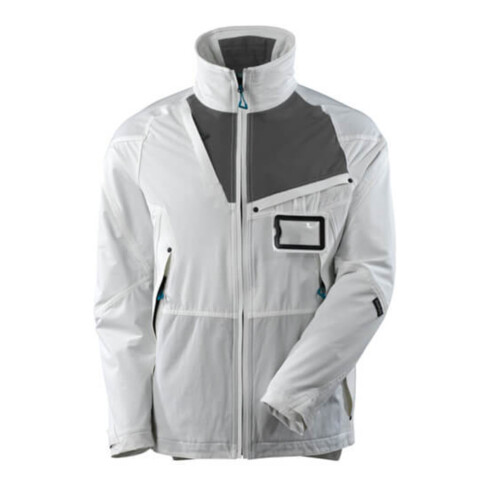 Mascot Jacke, Stretchstoff, geringes Gewicht Arbeitsjacke weiss/dunkelanthrazit