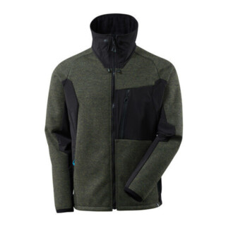Mascot Jacke, Strick, mit Membran Strickjacke Größe 4XL, mossgrün/schwarz