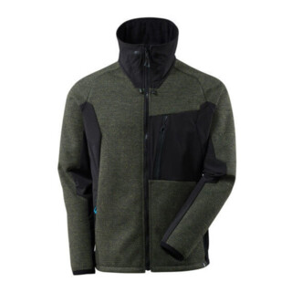 Mascot Jacke, Strick, mit Membran Strickjacke mossgrün/schwarz