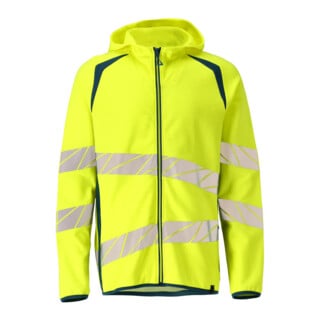 Mascot Kapuzensweatshirt 2XL hi-vis gelb/dunkelpetroleum moderne Passform