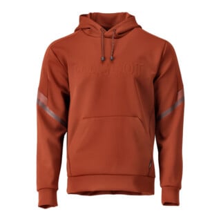 MASCOT Kapuzensweatshirt Fleece Herbstrot Größe L