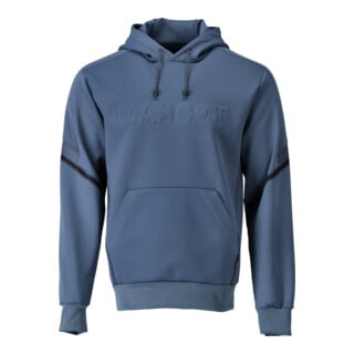MASCOT Kapuzensweatshirt Fleece steinblau Gr. M