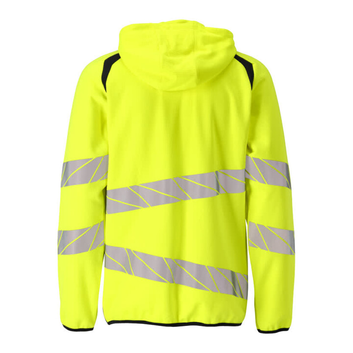 Mascot Kapuzensweatshirt moderne Passform hi-vis gelb/schwarzblau Gr. S