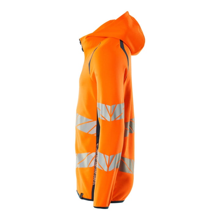 Mascot Kapuzensweatshirt moderne Passform hi-vis orange/dunkelpetroleum Gr. L