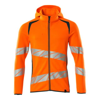 Mascot Kapuzensweatshirt moderne Passform hi-vis orange/dunkelpetroleum Gr. M