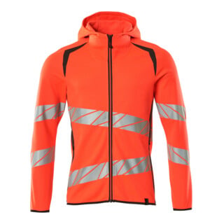 Mascot Kapuzensweatshirt moderne Passform M hi-vis rot/dunkelanthrazit