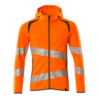 Mascot Kapuzensweatshirt Sweatshirt moderne Passform hi-vis orange/moosgrün Gr. XS