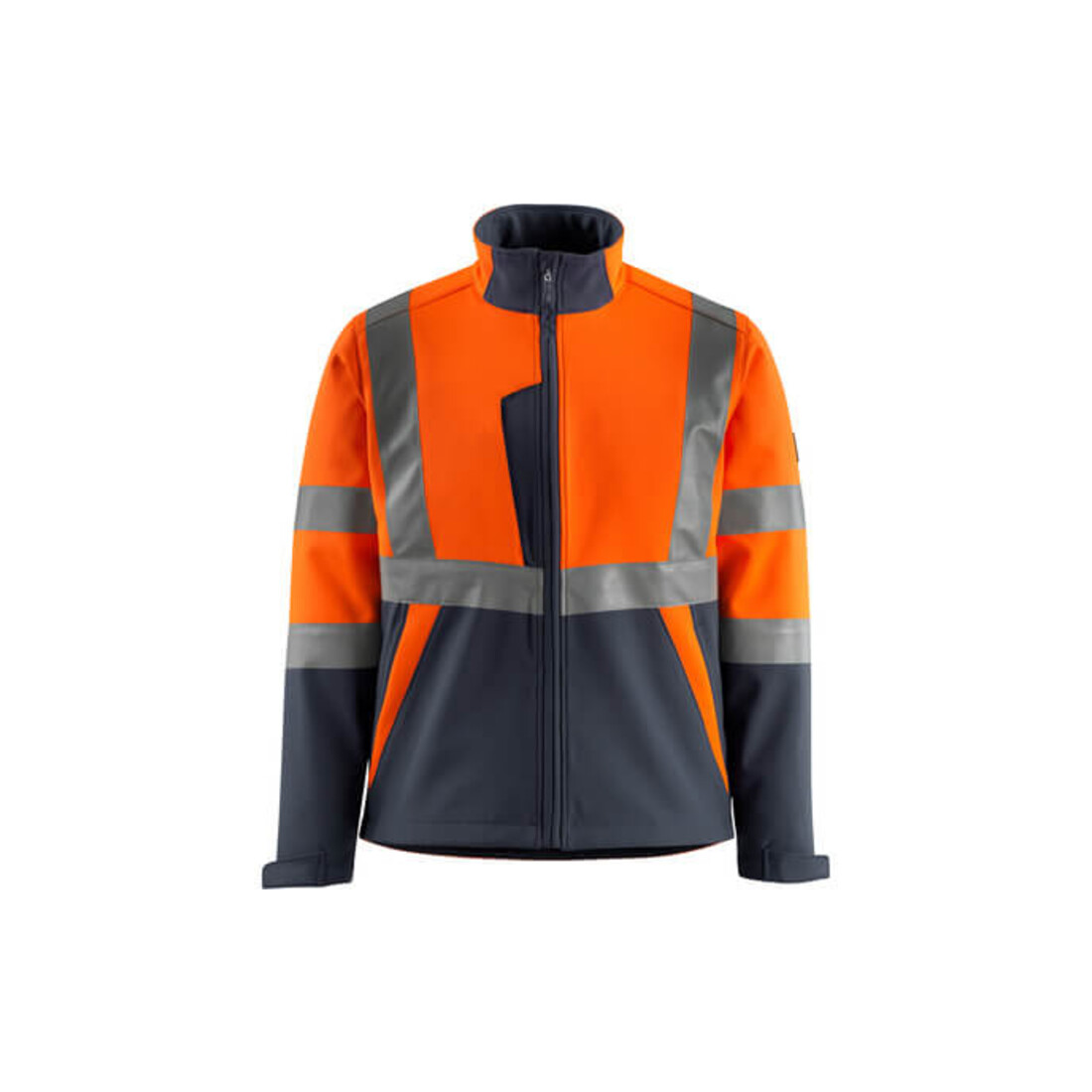 Mascot Softshelljacke Kiama orange/schwarzblau