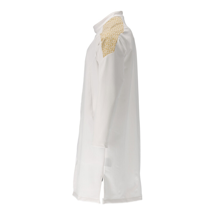 Mascot Kittel ULTIMATE STRETCH 4XL weiss/currygelb
