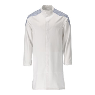 Mascot Kittel ULTIMATE STRETCH Größe 4XL weiss/azurblau