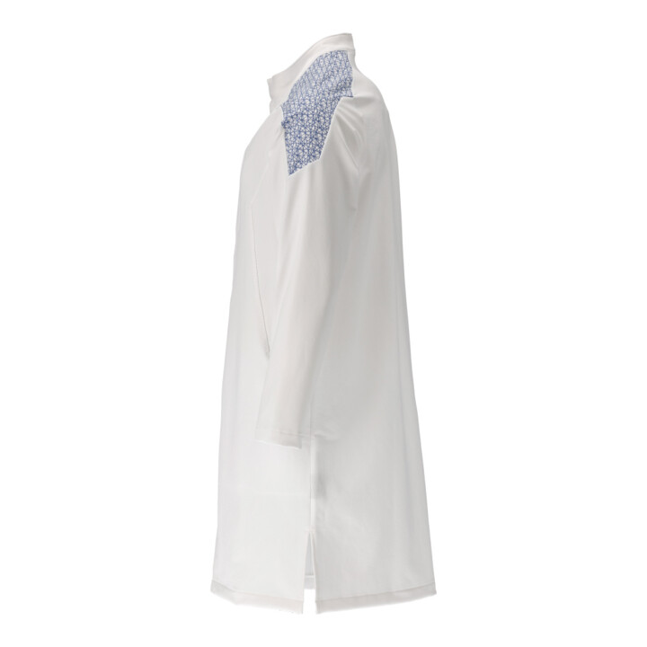 Mascot Kittel ULTIMATE STRETCH Größe 4XL weiss/azurblau