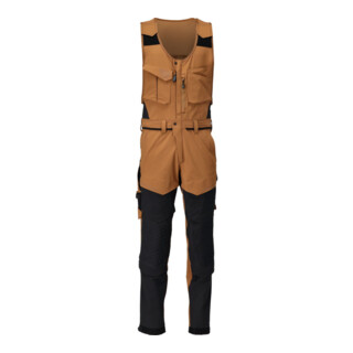 Mascot Kombihose 90C50 nussbraun/schwarz mit Knietaschen Stretch
