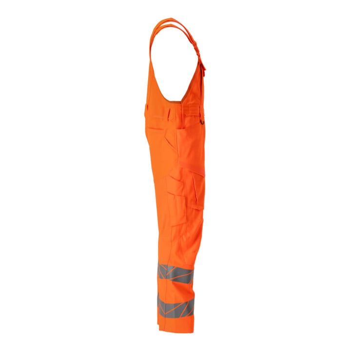 Mascot Latzhose 76C48 Knietaschen Stretch hi-vis orange