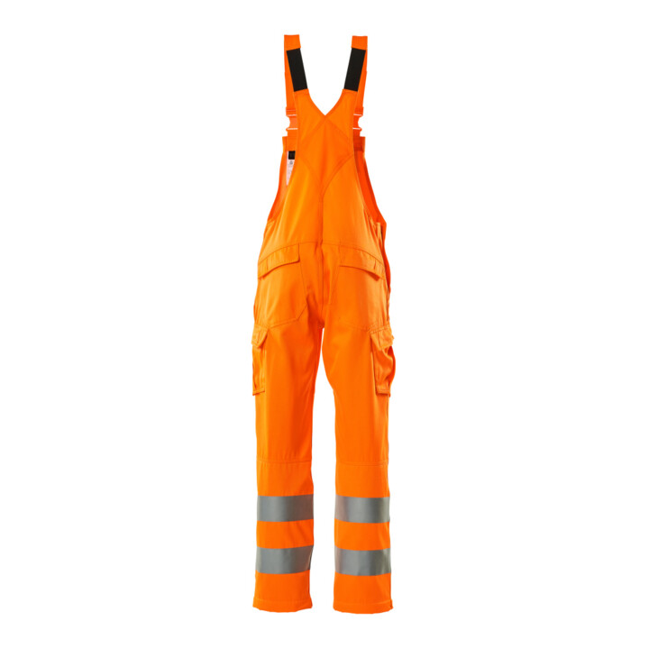 Mascot Latzhose 76C50 hi-vis orange einfarbig