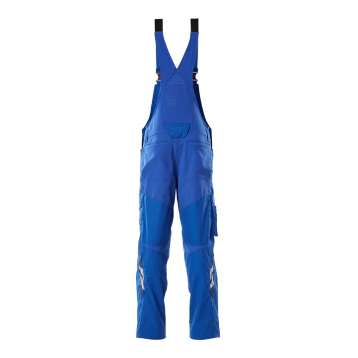 Mascot Latzhose 82C42 Knietaschen Stretch azurblau