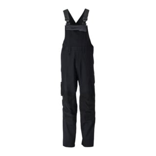 Mascot Latzhose 82C42 Stretch Baumwolle schwarz Knietaschen