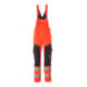 Mascot Latzhose 82C48 Knietaschen Stretch Hi-vis rot/schwarzblau