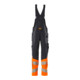 Mascot Latzhose 82C50 Knietaschen Stretch schwarzblau/hi-vis orange