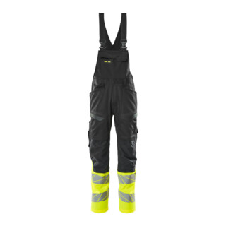 Mascot Latzhose 82C58 Knietaschen Stretch schwarz/hi-vis gelb